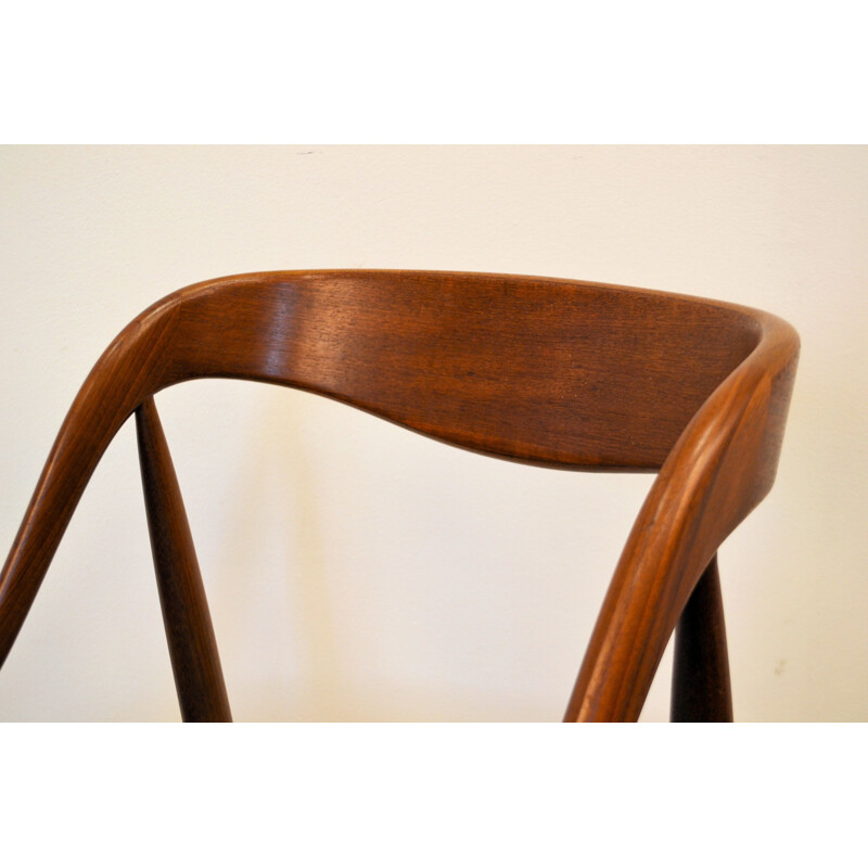 Set of 6 Scandinavian Uldum Mobelfabrik chairs in teak, Johannes ANDERSEN - 1960s