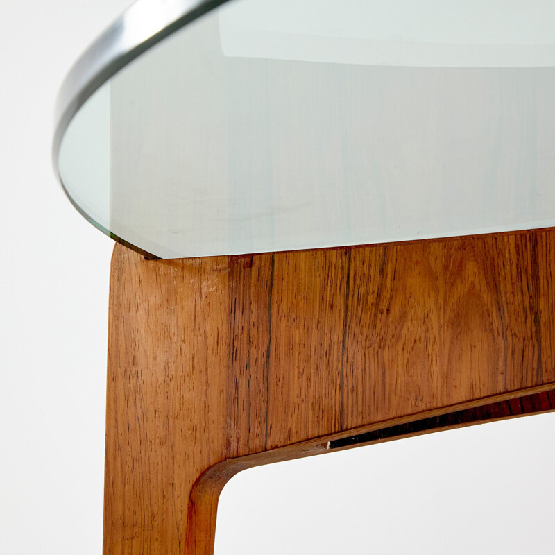 Mesa de café Vintage Rosewood de Sven Ellekaer para Christian Linneberg, 1960