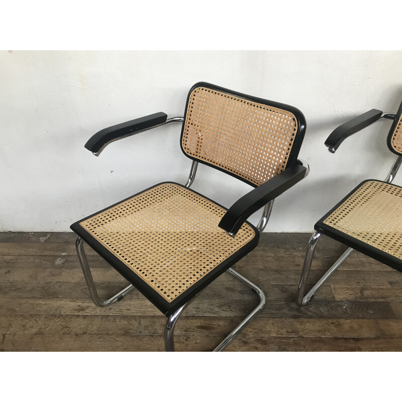 Set of 6 vintage s64 chairs by Marcel breuer, Italy 1970s