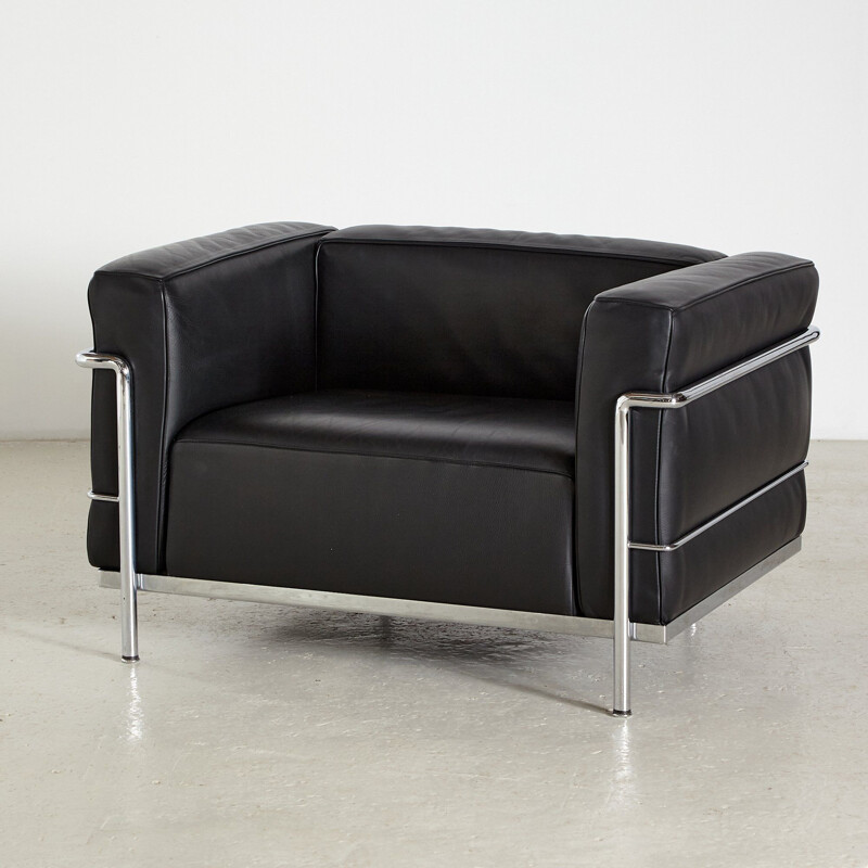 LC3 Le Corbusier poltrona vintage por Pierre Jeanneret