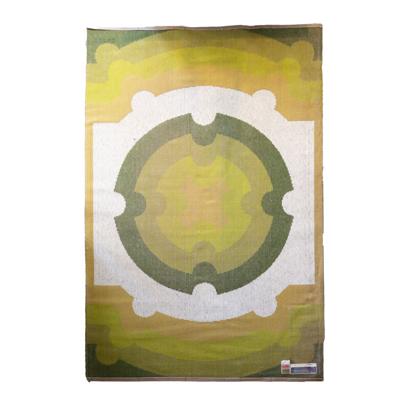 Vintage Green Reichel "Roset" Carpet
