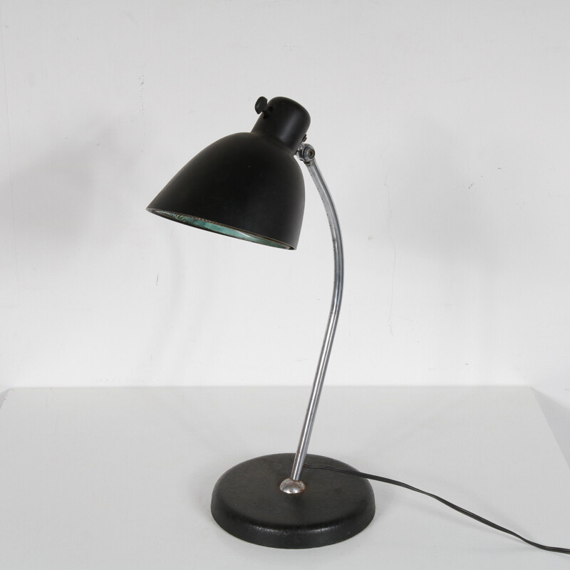 Lampe de table vintage par Christian Dell, Allemagne 1930