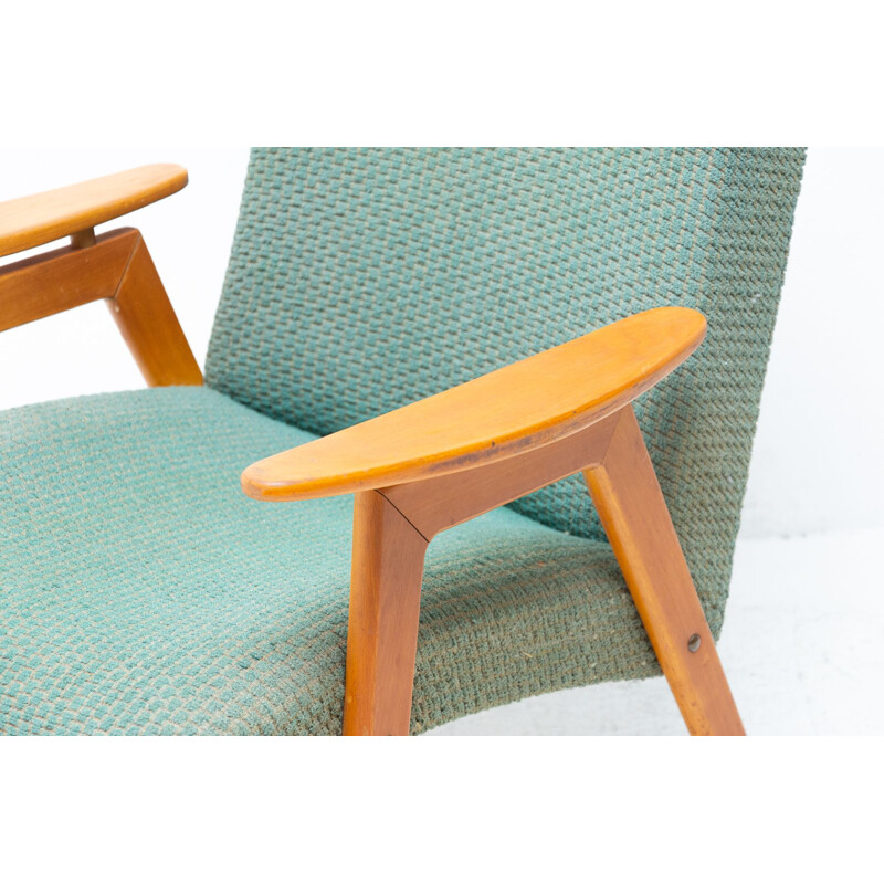 Pair of vintage armchairs by Jaroslav Šmídek for Jitona, Czechoslovakia 1960s