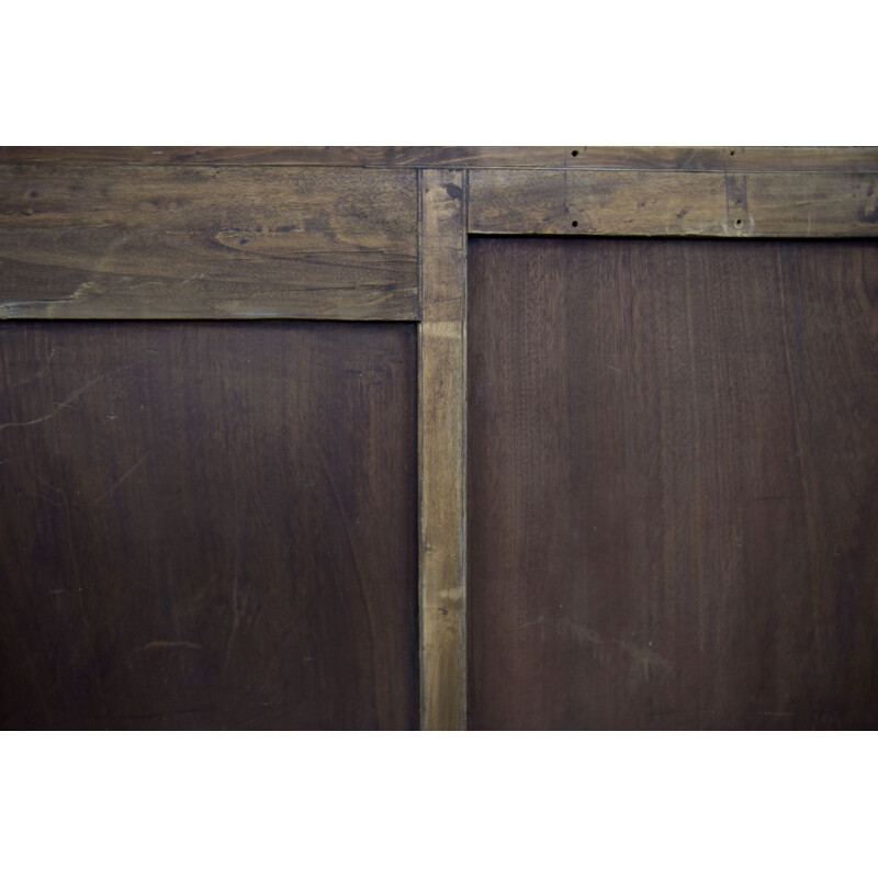 Vintage art deco walnut sideboard, France 1920