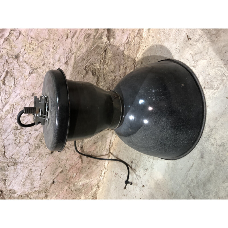 Vintage industrial pendant lamp in sheet metal