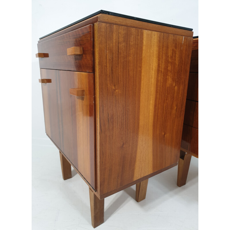 Pair of vintage Nightstands by Frantisek Mezulanik, Scandinavian 1970s