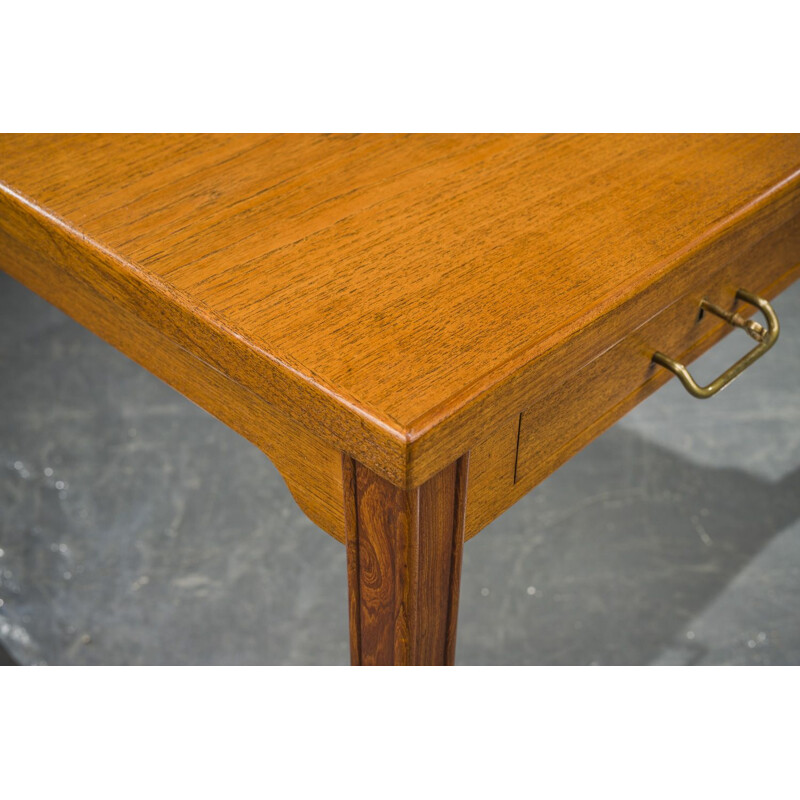 Vintage Teak Desk by Ole Wanscher for A.J. Iversen