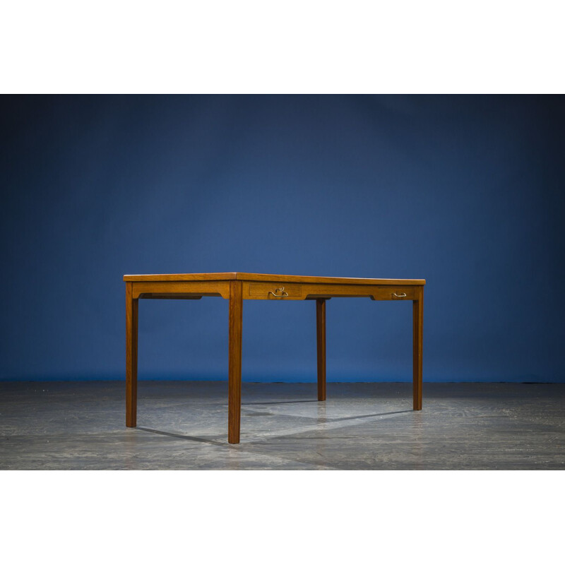 Vintage Teak Desk by Ole Wanscher for A.J. Iversen