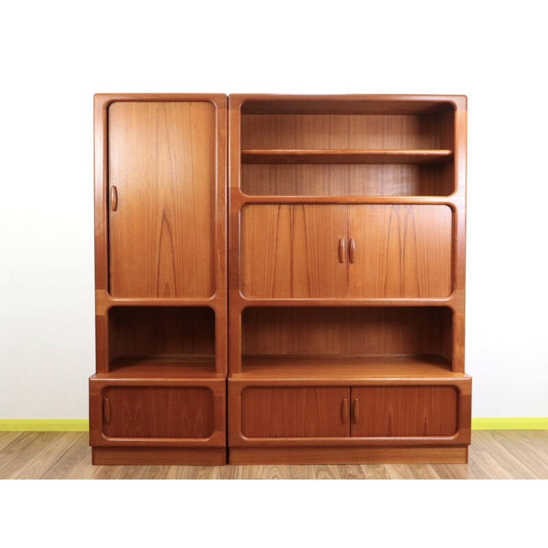 Pair of vintage Teak Dyrlund Wall Units, Danish