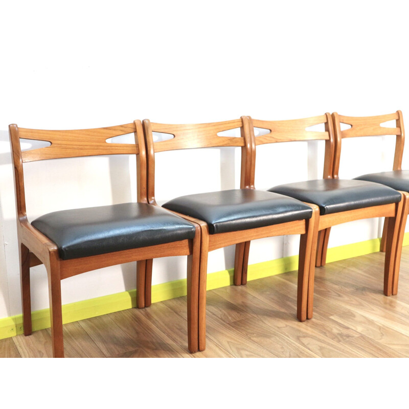 Conjunto de 4 cadeiras vintage da Sutcliffe de Todmorden