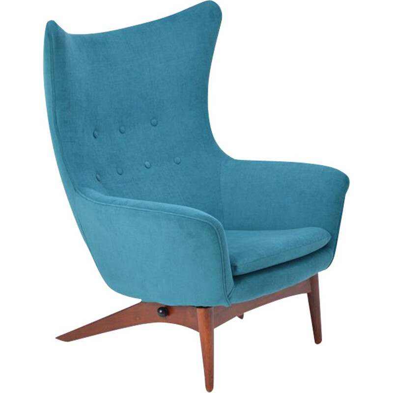 Fauteuil vintage inclinable par Henry Walter Klein, Danois