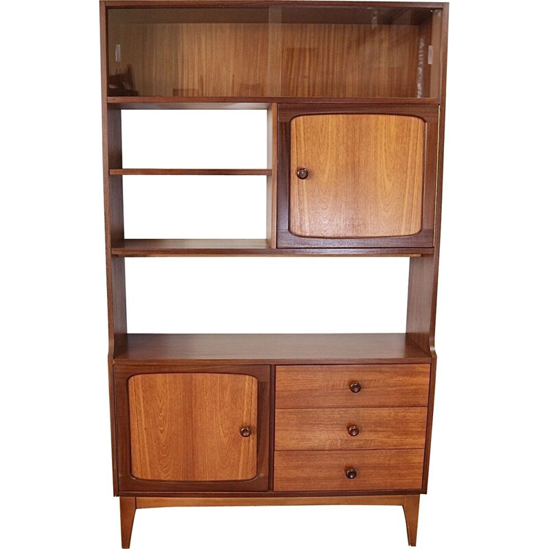 Vintage Teak Bookcase Room divider by Stonehill