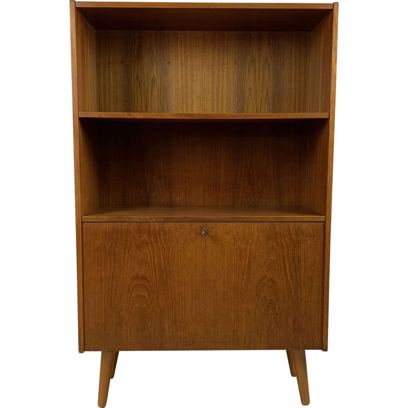 Vintage teak bookcase, Scandinavian 1960s