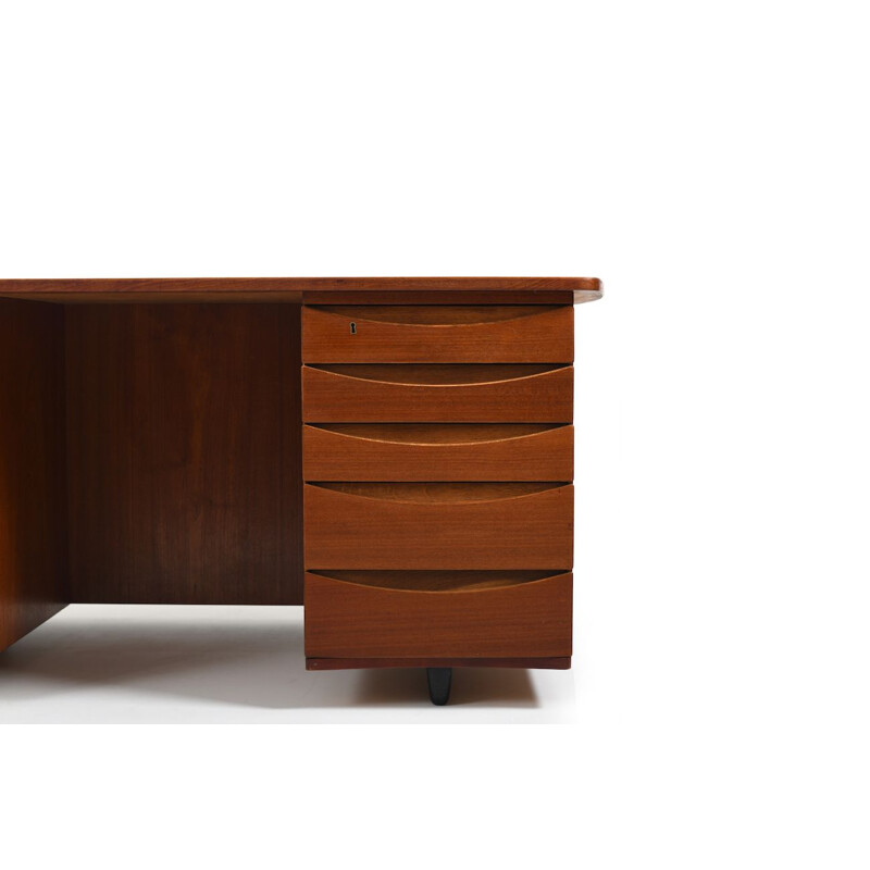 Vintage Freestanding Desk by Hans Olsen & Chris Sorensen, Danish 1953s