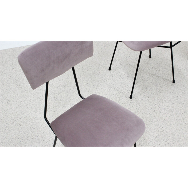 Lot de 4 chaises vintage BBPR, Italie 1950