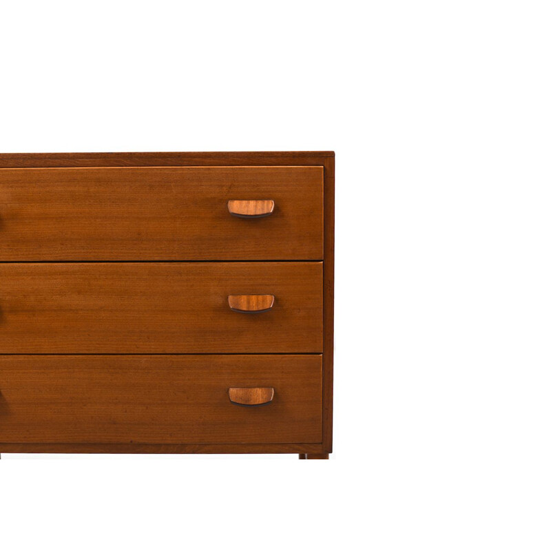 Vintage Teak Oak Chest by Poul M.Volther for FDB, Danish 1950s