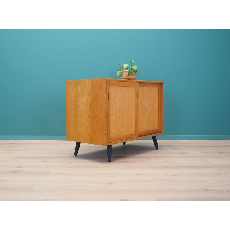 Vintage Ash cabinet by Hans J. Wegner & Ry Mobelfabrik, Danish 1970s