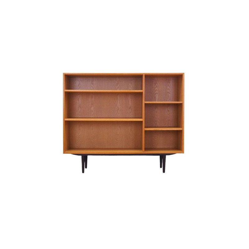 Vintage Ash bookcase by Hans J. Wegner & Ry Mobelfabrik, Danish 1970s