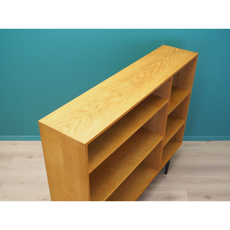 Vintage Ash bookcase by Hans J. Wegner & Ry Mobelfabrik, Danish 1970s