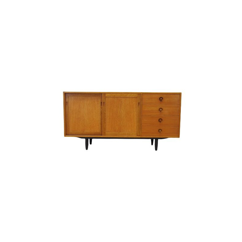 Vintage ash Sideboard by Hans J. Wegner & Ry Mobelfabrik, Danish 1970s