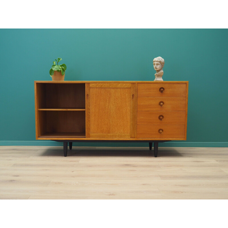 Vintage ash Sideboard by Hans J. Wegner & Ry Mobelfabrik, Danish 1970s