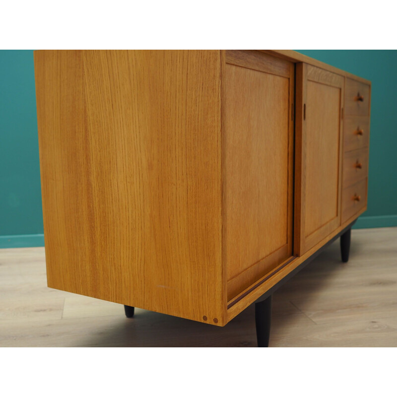 Vintage ash Sideboard by Hans J. Wegner & Ry Mobelfabrik, Danish 1970s