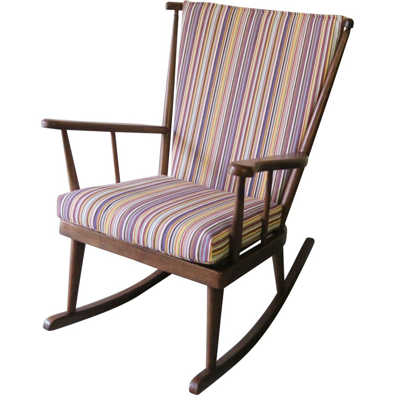 Vintage Rocking-chair Baumann 1950s