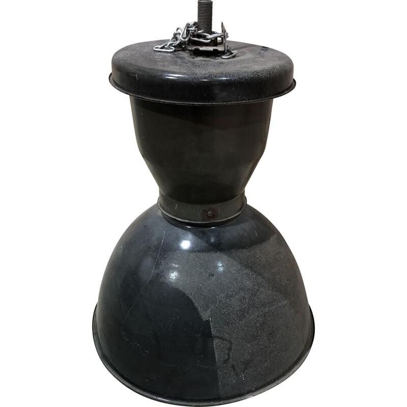 Vintage industrial pendant lamp in sheet metal
