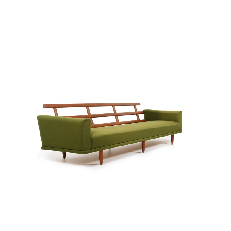 Vintage Teak 4-Seater Sofa, Danish 1950s