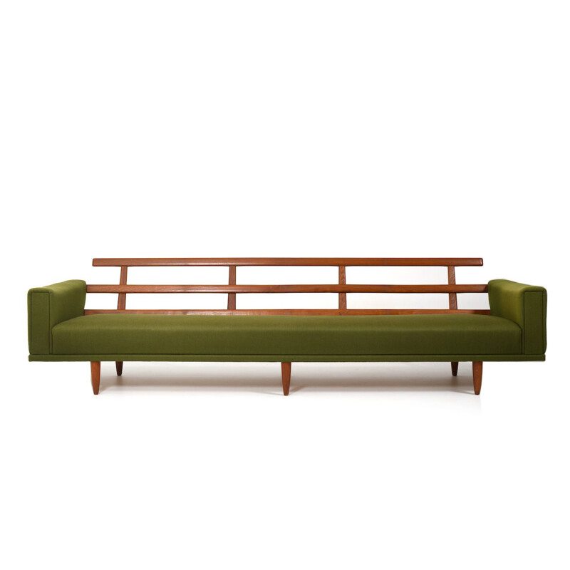 Vintage Teak 4-Seater Sofa, Danish 1950s