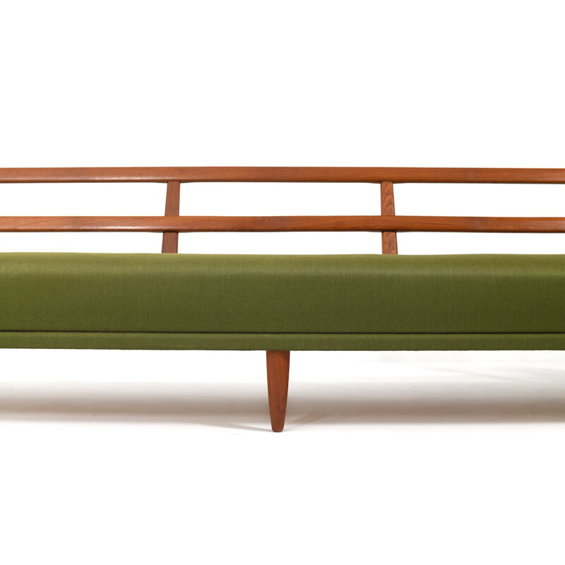 Vintage Teak 4-Seater Sofa, Danish 1950s