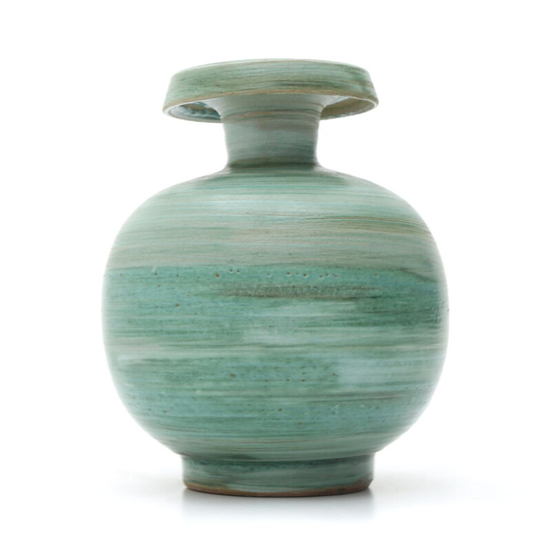 Vintage vaso de cerâmica futurista 1930