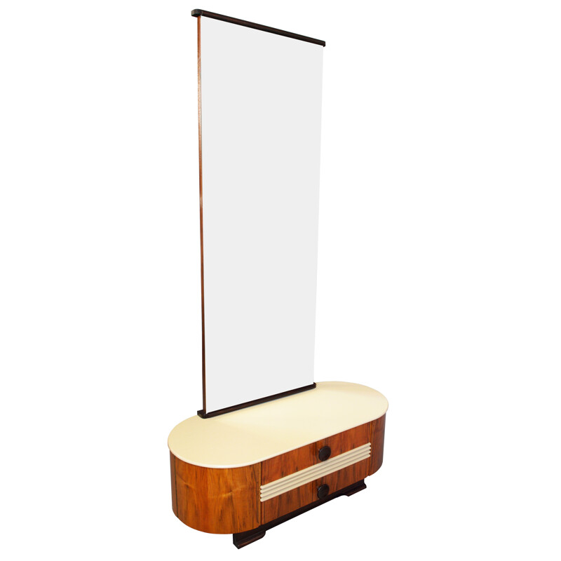 Vintage Dressing Table by Jindrich Halabala for UP Brno, Czechoslovakia 1940s