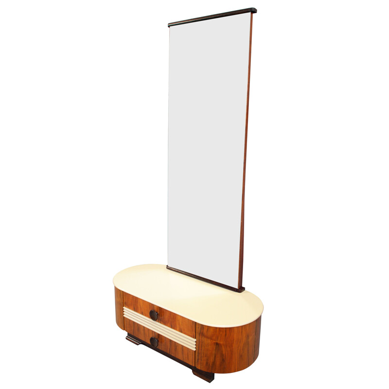 Vintage Dressing Table by Jindrich Halabala for UP Brno, Czechoslovakia 1940s
