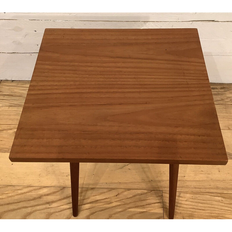 Mesa de centro vintage de teca de Jens H Quistgaard para Dansk, Dinamarca 1960