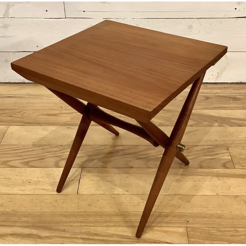 Mesa de café Vintage de teca de Jens H Quistgaard para Dansk, Dinamarca 1960