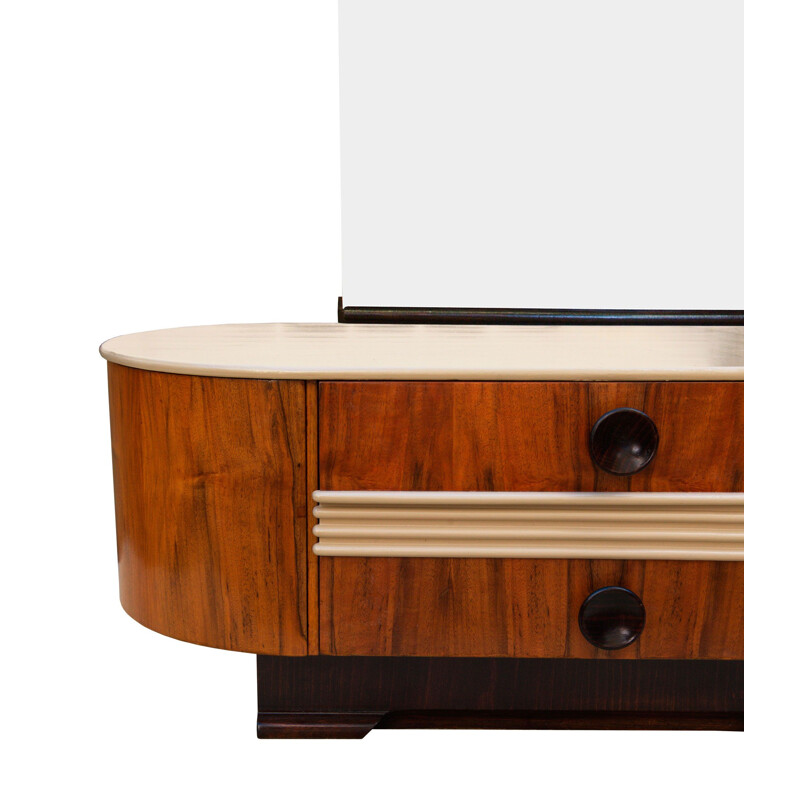 Vintage Dressing Table by Jindrich Halabala for UP Brno, Czechoslovakia 1940s