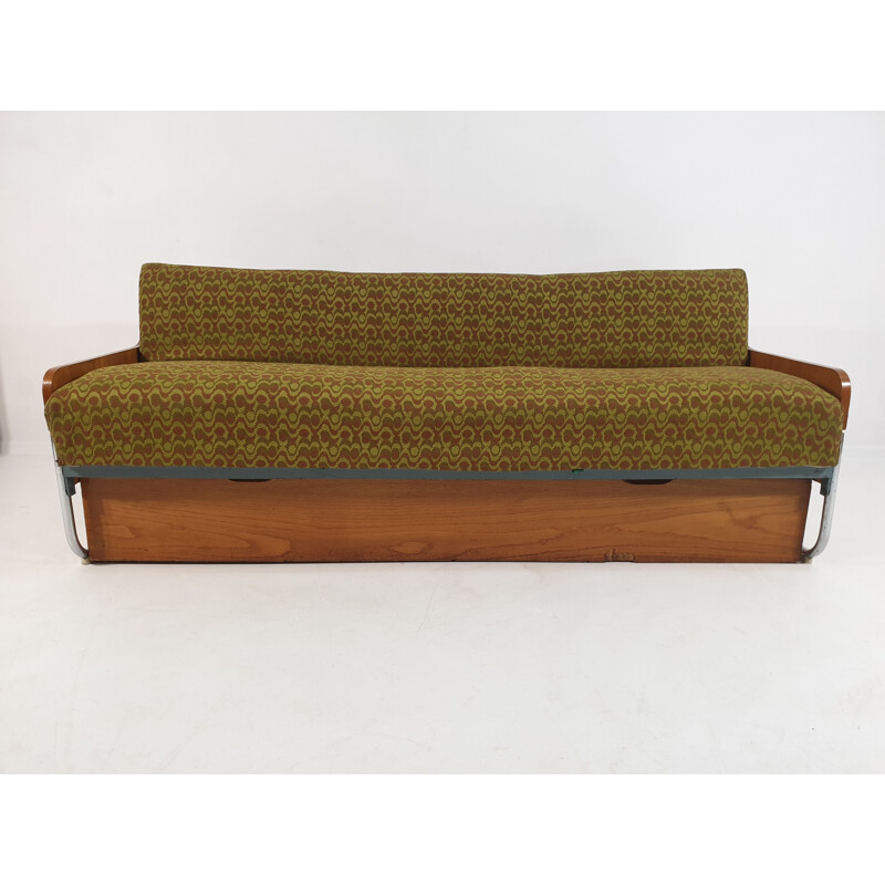 Verchromtes Vintage-Sofa 1960