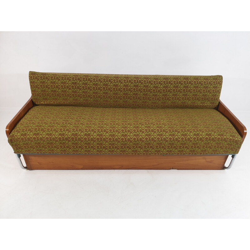 Verchromtes Vintage-Sofa 1960