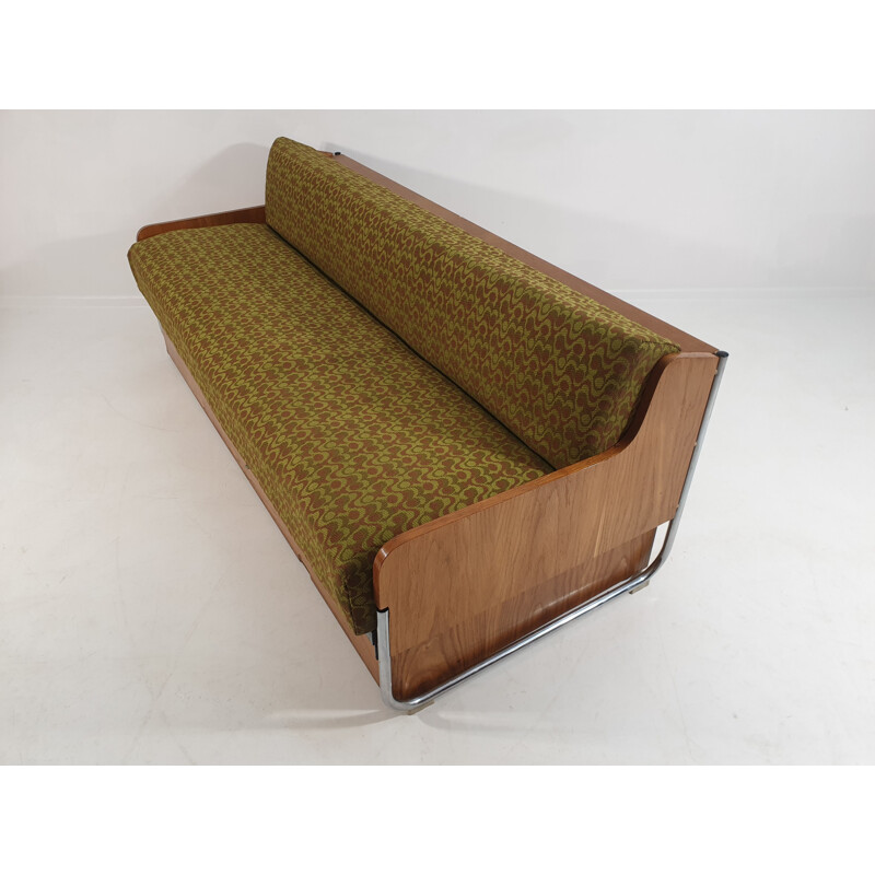 Verchromtes Vintage-Sofa 1960