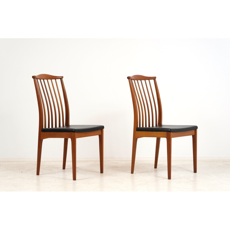 Pair of vintage teak chairs, Sweden 1960s