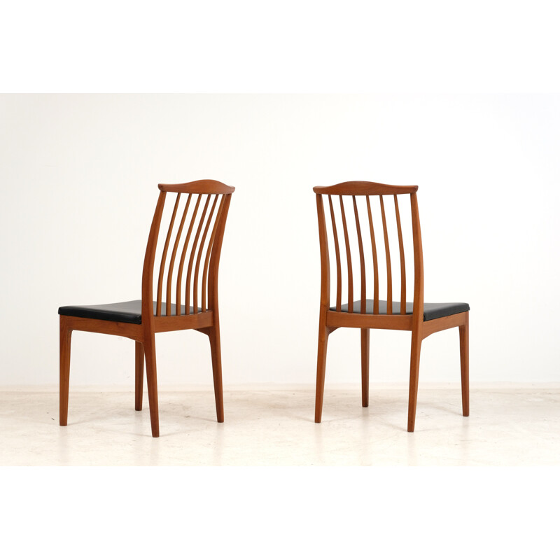 Pair of vintage teak chairs, Sweden 1960s