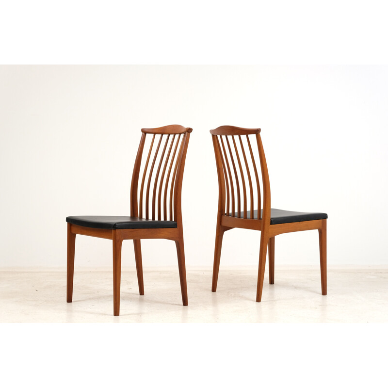 Pair of vintage teak chairs, Sweden 1960s