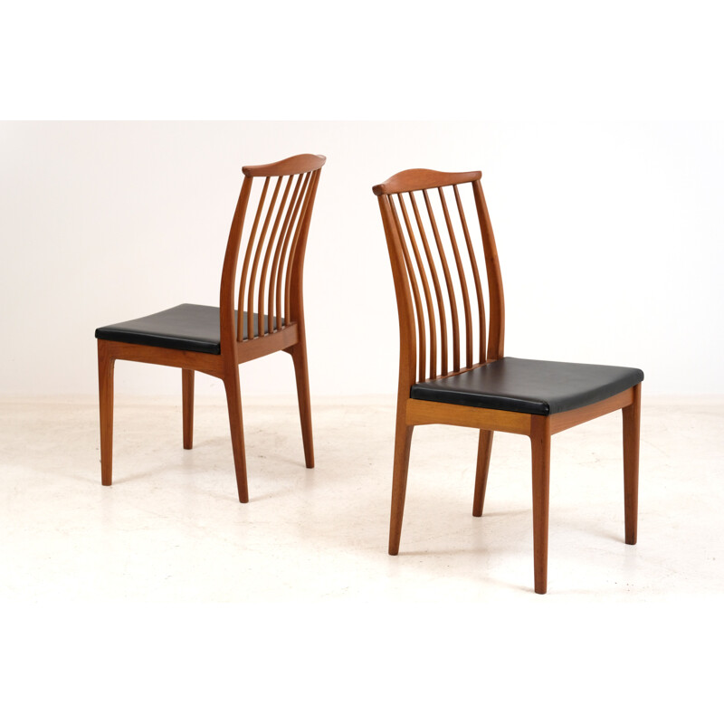 Pair of vintage teak chairs, Sweden 1960s