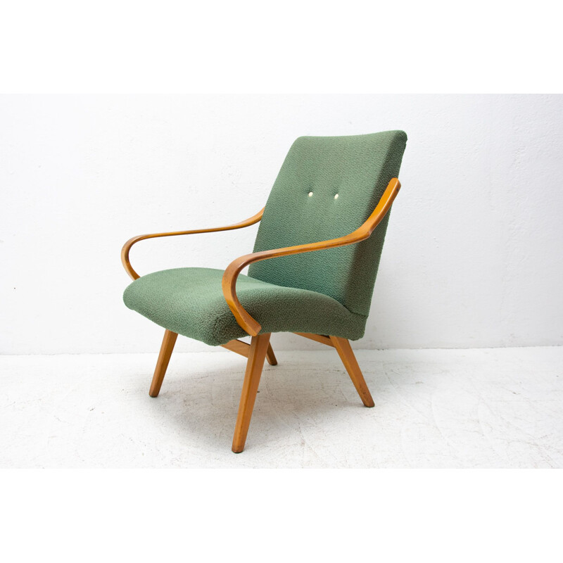 Paire de fauteuils vintage par Jaroslav Šmídek pour Jitona, Tchécoslovaquie 1960