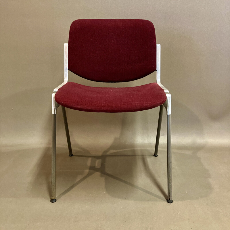 Set of 10 vintage stacking chairs by Giancarlo Piretti for Castelli