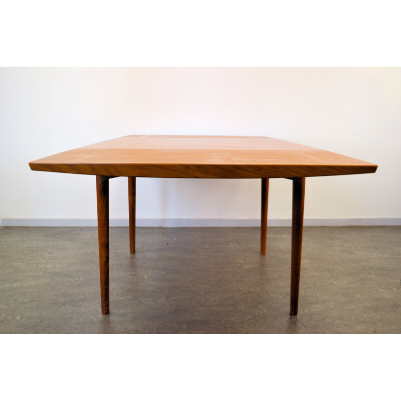 Extendable Scandinavian Cado dining table in teak, Arne VODDER