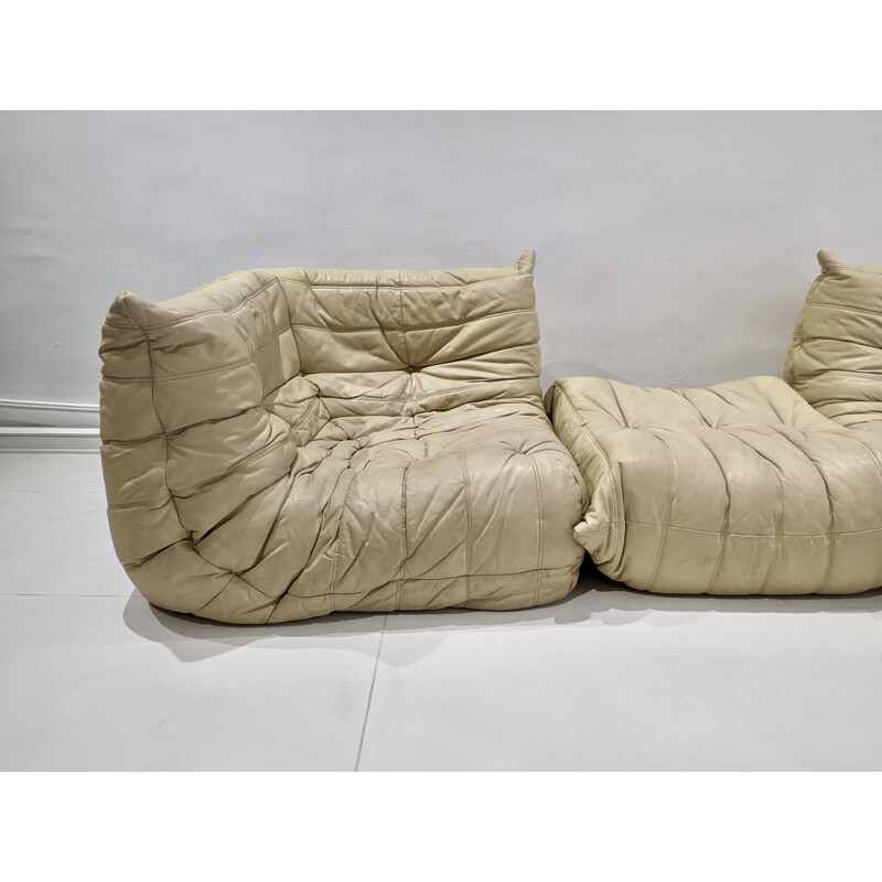 Vintage Togo lounge set by Michel Ducaroy for Ligne Roset