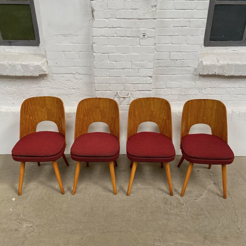 Set of 4 vintage chairs by Oswald Haerdtl 1960