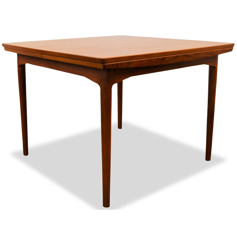 Extendable Scandinavian Cado dining table in teak, Arne VODDER